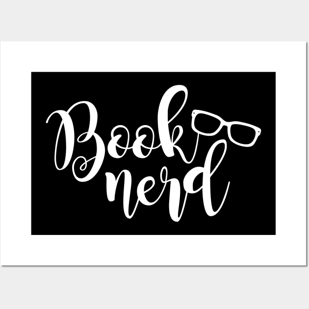 Bookish Book Nerd Wall Art by All About Nerds